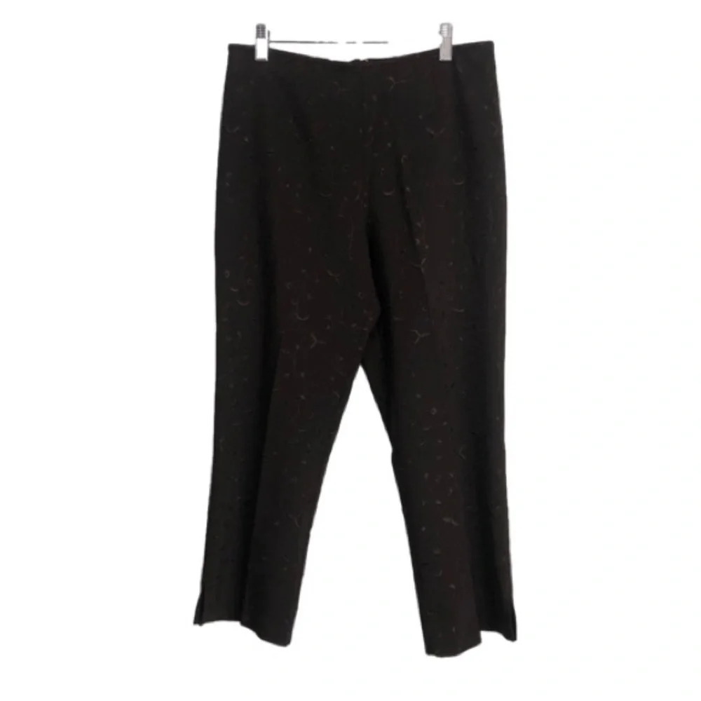 Premiere Collection Brown Cropped Pants Size 8